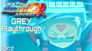 Who Am I Lets Play Megaman ZX ADVENT Grey Story Playthrough Part 1 [upl. by Iphagenia]