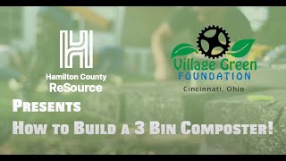 DIY 3 Bin Composter from Wood Pallets  Easy Tutorial [upl. by Pegg712]