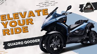 Elevate Your Ride with Quadro Qooder The Ultimate FourWheeled Scooter [upl. by Eninnaj]