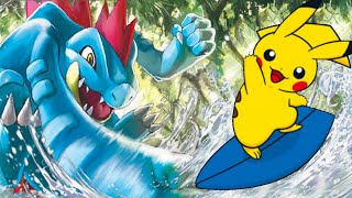 Feraligatr and PIKACHU Pokemon VGC Competitive Reg H Battle [upl. by Auqinihs31]