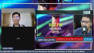 LIVEPAGPAMALANDONG SA KABUNTAGON with Doc Joy Montanez Sumilhig November 8 2022600am [upl. by Ened]