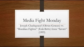 Media Fight Monday Savate vs Capoeira from quotSavatequot 1995 [upl. by Nilak]