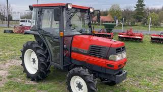 KUBOTA GL260 PowerShift review  start kleintraktor japanese compact tractor Японский минитрактор [upl. by Cliffes409]