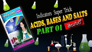 Acids Bases and Salts Part 01 In Telugu  Indicators  10th class  MM chemistry In Telugu [upl. by Mok]