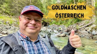 Goldwaschen in Österreich  Endlich wieder Gold gefunden Outdoor Gold [upl. by Dnalyag435]