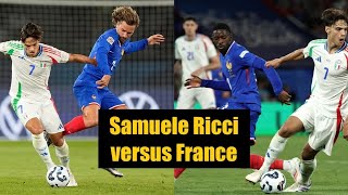 The Jorginho Replacement  Samuele Ricci versus France [upl. by Enilraep]