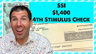 SSI 1400 4th Stimulus Check Update  Supplemental Security Income [upl. by Nnateragram]