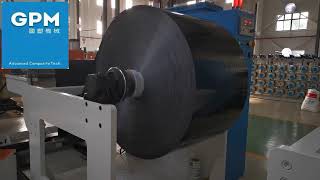 Manufacturing process of PEglass fiber thermoplastic prepreg tape for thermoplastic composite pipe [upl. by Hcone]