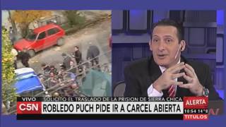 C5N  Policiales Robledo Puch pide ir a cárcel abierta [upl. by Keiryt]