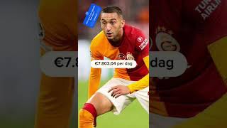 Hoeveel verdient Ziyech football money trending viralshortturkey galatasaray championleague [upl. by Peedsaj]