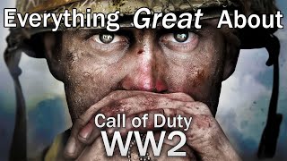 Everything GREAT About Call of Duty WW2 [upl. by Ettennej]