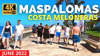 Gran Canaria Maspalomas Meloneras June 2022 🔴 Lopesan Costa Meloneras to Riu Palace Meloneras Hotel [upl. by Pascale]