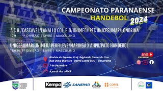 O VIVO E COM IMAGENS  CAMPEONATO PARANAENSE DE HANDEBOL  TEMPORADA 2024 [upl. by Renate]