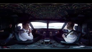 360 Grad Video Auf dem Condor Pilotensitz nach Teneriffa  Condor [upl. by Paterson]