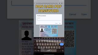 Pan Card Ka Password Ky Hota hai  Pan Card Password kaise Dale  How to Open pan Card Pdfpancard [upl. by Lerat206]