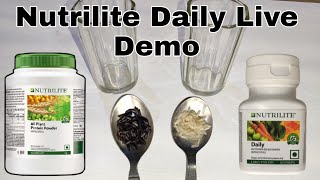 Amway Nutrilite Daily Demo in Hindi  Live Demonstration [upl. by Endor476]