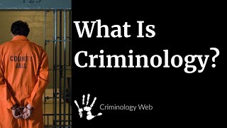 What is Criminology A Crash Course [upl. by Kcirdnek]