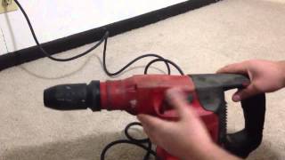 Hilti TE76  Corded Rotary Hammer Drill  Quick Demo [upl. by Mabelle]