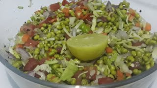 Sprouts salad recipe in hindi diet recipe  moong salad recipe healthy easy by rizz kitchen [upl. by Aisatnaf]