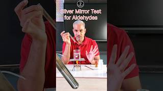 Tollens Reagent silver mirror test for aldehydes class12cbseboardhbseboard chemistry practical [upl. by Giltzow]