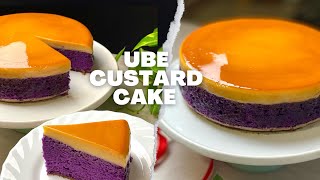 Ube Custard Cake Recipe  Ube Leche Flan Cake  Remake [upl. by Anelrac555]