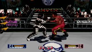 La Parka vs Booker T  WCWNWO Revenge N64 Simulation [upl. by Imeon]