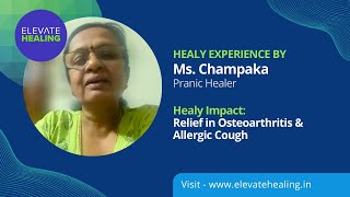 Relief in Osteoarthritis amp Allergic Cough  Ms Champaka [upl. by Xyno]