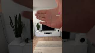 Haustour Wohnzimmer 😍 Traumhaus Einrichtung TV Wand vorher nachher shorts Mamiseelen [upl. by Nnylrahc]