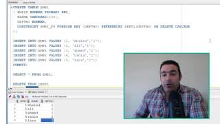 Oracle Database Constraints ON DELETE CASCADE amp more [upl. by Amlas]