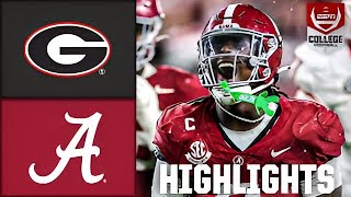 Georgia vs Alabama 🚨 Week 5 Highlights 🏈😍 [upl. by Hampton]