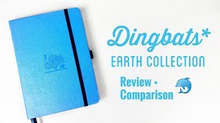 Dingbats Notebook Earth Collection Review and Comparison  The Boosted Journal [upl. by Antonio939]