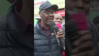 Nyeri town Mp DMM being heckled by Nyeri residents [upl. by Igic]