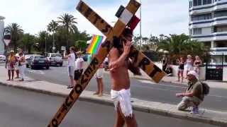 Gay pride 2014 Maspalomas gran canaria Galaxy S5 HDR  4K [upl. by Stoeber]