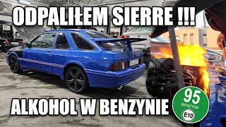 Odpalanie gruza  Ford Sierra RS Cosworth i benzyna E10 która niszczy stare auta [upl. by Hewie]