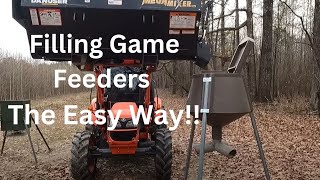 An Easy Way to Fill Game Feeders  Danuser Mega Mixer S75 [upl. by Naicad]