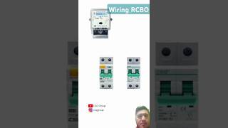 Wiring RCBO yang sesuai electrical mcb electrician electric rcbo [upl. by Southard]