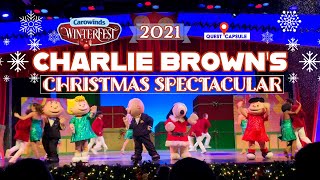 Charlie Browns Christmas Spectacular  Live Christmas Performance 2021  Carowinds Winterfest [upl. by Ainoz927]