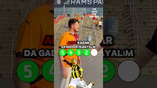 54321 Quiz  55 yapan bir taraftar 🦁 futbol quiz galatasaray keşfet [upl. by Condon38]