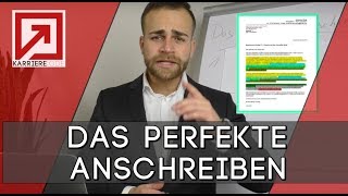 Das PERFEKTE Anschreiben formulieren  5 Tipps für das perfekte MUSTER Bewerbungsanschreiben [upl. by Ashbaugh]