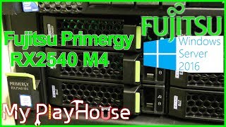 Fujitsu PRIMERGY RX2540 M4 Installing Server 2016  774 [upl. by Croom593]