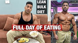 Full Day Of Eating For Lean BulkMuscle Gain  Indian Bodybuilding [upl. by Ally]