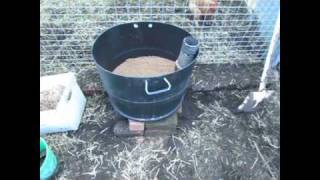 Wicking Barrel Self watering container how to [upl. by Eirojram]