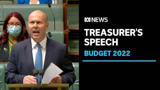 IN FULL Treasurer Josh Frydenbergs 2022 federal budget speech  ABC News [upl. by Mastrianni]