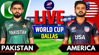 Pakistan vs United States T20 World Cup Match  Live Score amp Commentary  PAK vs USA Live  Inngs 2 [upl. by Yniatirb293]