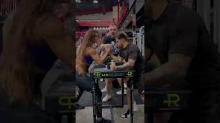 armwrestling match with Djavid ft KIRILLSARYCHEV shorts strong [upl. by Airdnax]