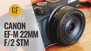 Canon EFM 22mm f2 STM lens review with samples [upl. by Artaed]