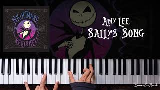 Evanescences Amy Lee  SALLYS SONG Piano Tutorial PART 01  VERSE 01 [upl. by Nea]