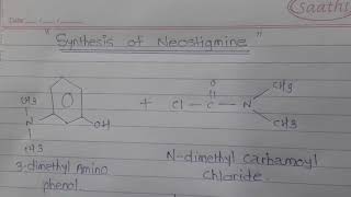 Neostigmine Synthesis [upl. by Kylstra107]