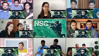 Reaction On NSG  The Black Cat  NSG Commandos in Action Military Motivational [upl. by Odlanyer]