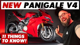 New 2025 Ducati Panigale V4 amp V4S 11 Things To Know [upl. by Prissie]